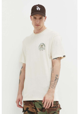 Vans Памучна тениска в бежово с принт - Pepit.bg