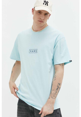 Vans Памучна тениска в бяло с десен - Pepit.bg