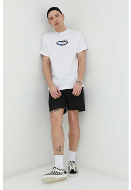 Vans Памучна тениска в бяло с принт - Pepit.bg