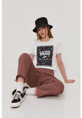 Vans Панталони дамски в кафяво със стандартна кройка със стандартна талия - Pepit.bg