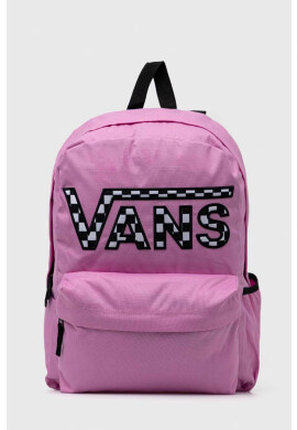 Vans Раница в лилаво голям размер с апликация - Pepit.bg