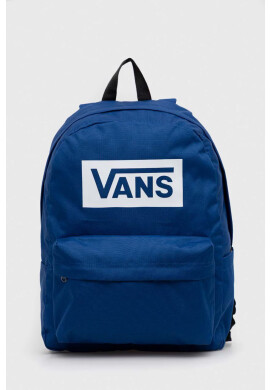Vans Раница в синьо голям размер с принт - Pepit.bg