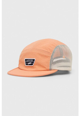Vans Шапка с козирка в оранжево с апликация - Pepit.bg