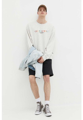 Vans Суичър в сиво с принт - Pepit.bg