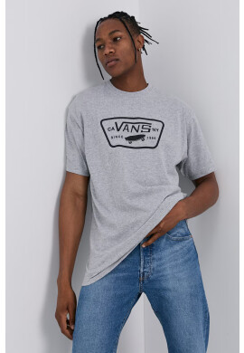 Vans Тениска мъжка в сиво с принт - Pepit.bg