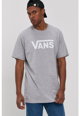 Vans Тениска мъжка в меланж на сиво - Pepit.bg