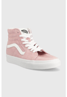 Vans Велурени кецове SK8-Hi в розово VN0A4BVT2PT1 - Pepit.bg