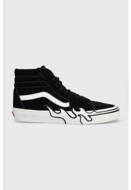 Vans Велурени кецове SK8-Hi Flame в черно VN0005UJBZW1 - Pepit.bg