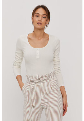 Vero Moda Блуза с дълги ръкави дамска в бяло - Pepit.bg