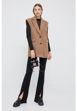 Vero Moda Елек в кафяво с едно копче - Pepit.bg