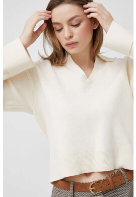 Vero Moda Пуловер дамски в бежово от лека материя - Pepit.bg