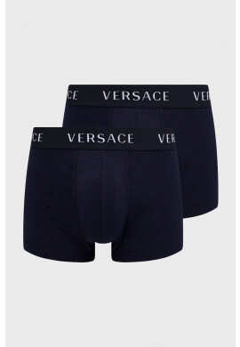 Versace Боксерки (2-pack) мъжки в тъмносиньо - Pepit.bg
