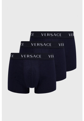 Versace Боксерки (3 чифта) мъжки в тъмносиньо - Pepit.bg