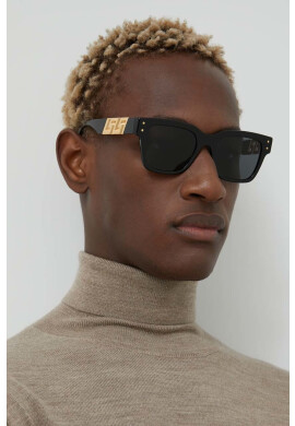 Versace Слънчеви очила в черно - Pepit.bg