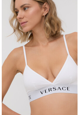 Versace Сутиен в бяло с изчистен дизайн - Pepit.bg