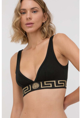 Versace Сутиен в черно с изчистен дизайн - Pepit.bg
