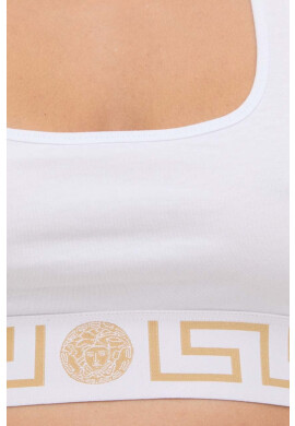 Versace Сутиен в бяло с изчистен дизайн - Pepit.bg