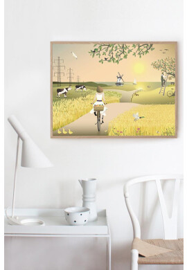 Vissevasse Постер A Fine Day 30x40 cm - Pepit.bg