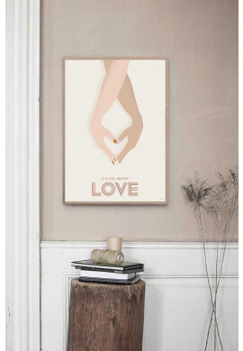 Vissevasse Постер Its All About Love 30x40 cm - Pepit.bg