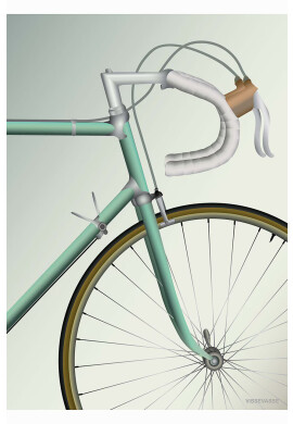 Vissevasse Постер Racing Bicycle 50x70 cm - Pepit.bg