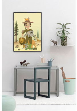 Vissevasse Постер The Zookeeper 30x40 cm - Pepit.bg