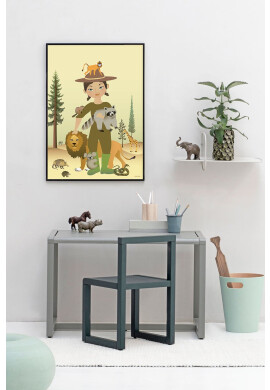 Vissevasse Постер The Zookeeper 50x70 cm - Pepit.bg