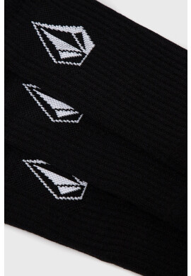Volcom Чорапи (3 чифта) мъжки в черно - Pepit.bg