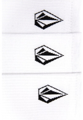 Volcom Чорапи (3 чифта) мъжки в бяло - Pepit.bg