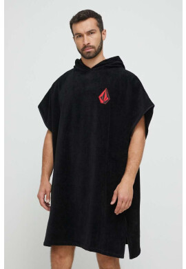 Volcom Памучна кърпа в черно - Pepit.bg