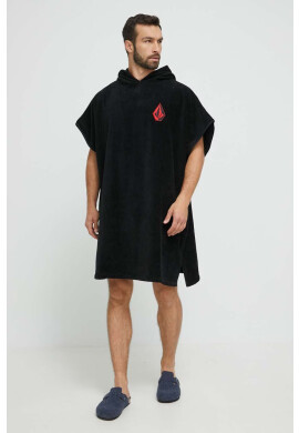 Volcom Памучна кърпа в черно - Pepit.bg
