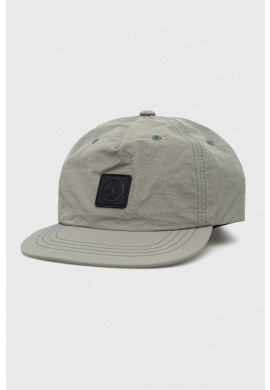 Volcom Шапка с козирка в зелено с апликация - Pepit.bg