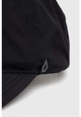 Volcom Шапка с козирка в черно с изчистен дизайн - Pepit.bg