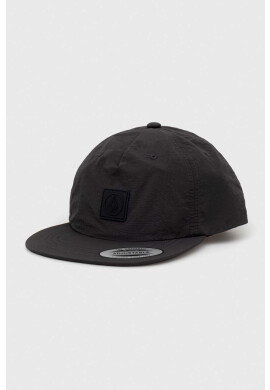 Volcom Шапка с козирка в черно с изчистен дизайн - Pepit.bg