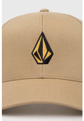 Volcom Шапка с козирка в бежово с апликация - Pepit.bg