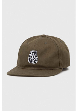 Volcom Шапка с козирка в зелено с апликация - Pepit.bg