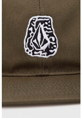 Volcom Шапка с козирка в зелено с апликация - Pepit.bg