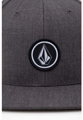 Volcom Шапка с козирка с вълна в сиво с апликация - Pepit.bg