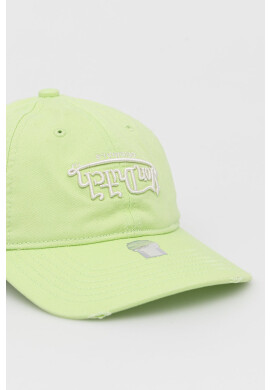 Von Dutch Памучна шапка в зелено с апликация - Pepit.bg
