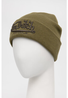 Von Dutch Шапка в зелено от плътен трикотаж - Pepit.bg