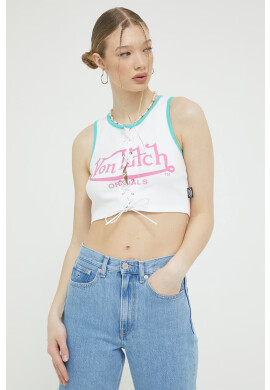 Von Dutch Топ дамски в бяло - Pepit.bg