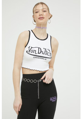 Von Dutch Топ дамски в бяло - Pepit.bg