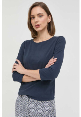 Weekend Max Mara Блуза с дълги ръкави в тъмносиньо - Pepit.bg