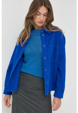 Weekend Max Mara Дънково яке в синьо преходен модел - Pepit.bg