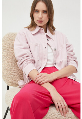 Weekend Max Mara Дънково яке в розово преходен модел - Pepit.bg