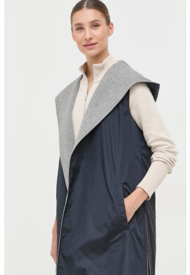 Weekend Max Mara Елек с две лица дамски в сиво преходен модел - Pepit.bg
