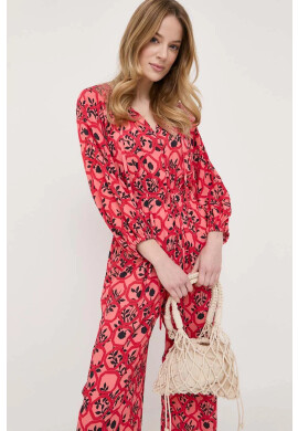 Weekend Max Mara Гащеризон в червено с овално деколте - Pepit.bg