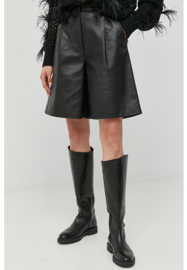 Weekend Max Mara Кожени къси панталони - Pepit.bg