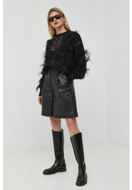 Weekend Max Mara Кожени къси панталони - Pepit.bg
