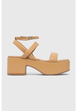 Weekend Max Mara Кожени сандали Alfeo 2355212134600 в кафяво - Pepit.bg