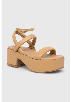 Weekend Max Mara Кожени сандали Alfeo 2355212134600 в кафяво - Pepit.bg